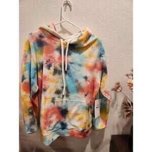 Feat BlanketBlend Hoodie‎ S/small Pastel Pebble unisex  tie dye colorful